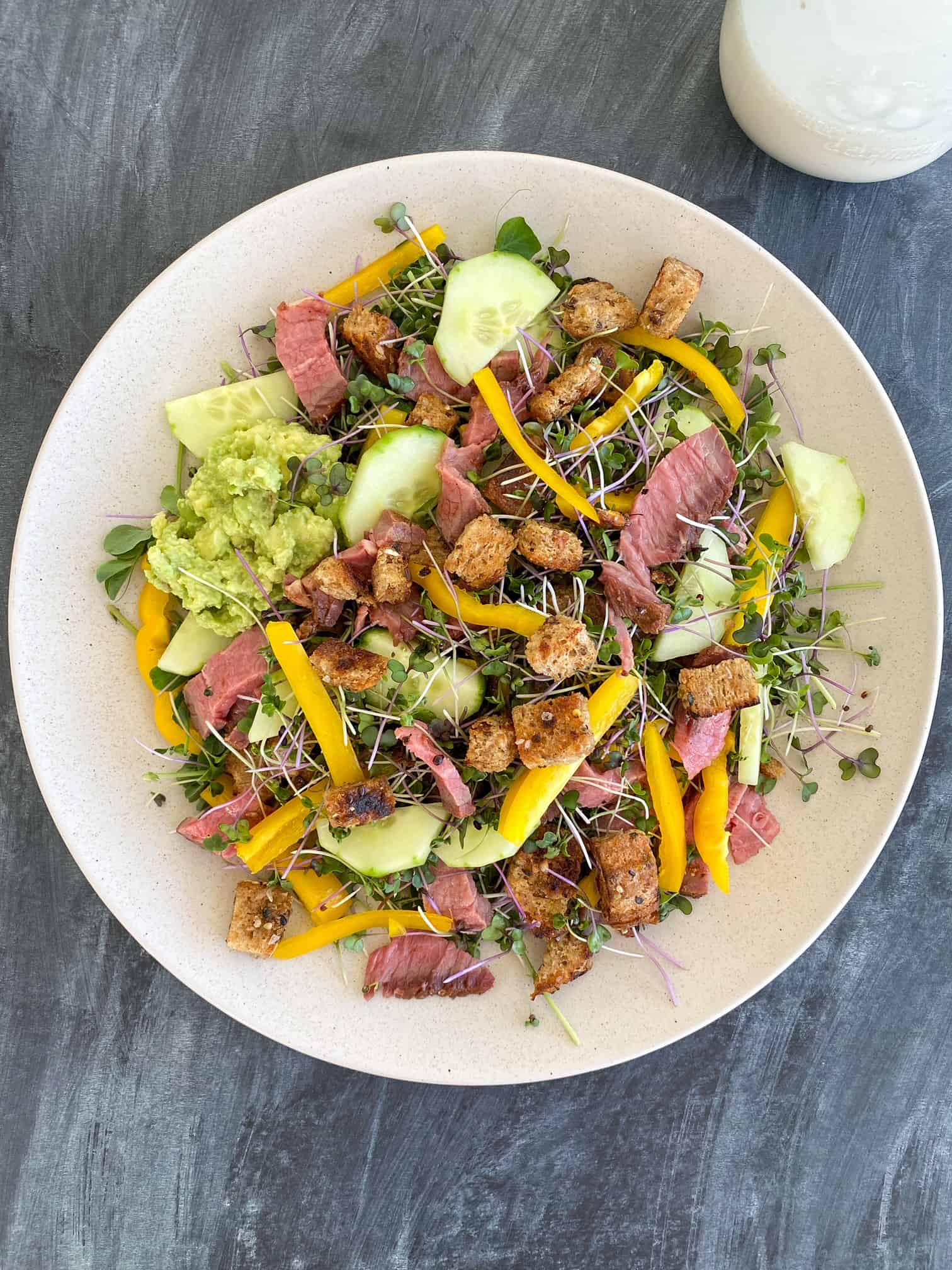 steak salad - meal prep recipe 