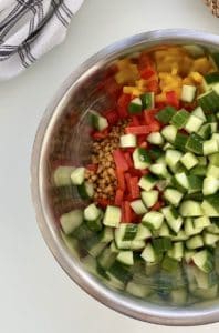 Rainbow Lentil Salad 
