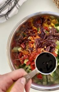 rainbow lentil salad