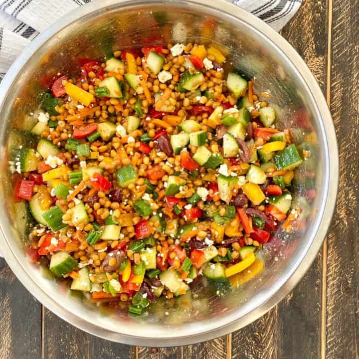 Rainbow Lentil Salad