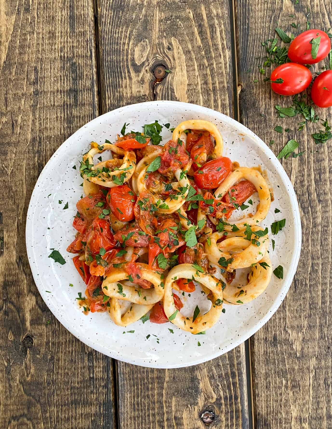 Garlic Tomato Calamari Sauce | Recipe {Dietetic Directions}