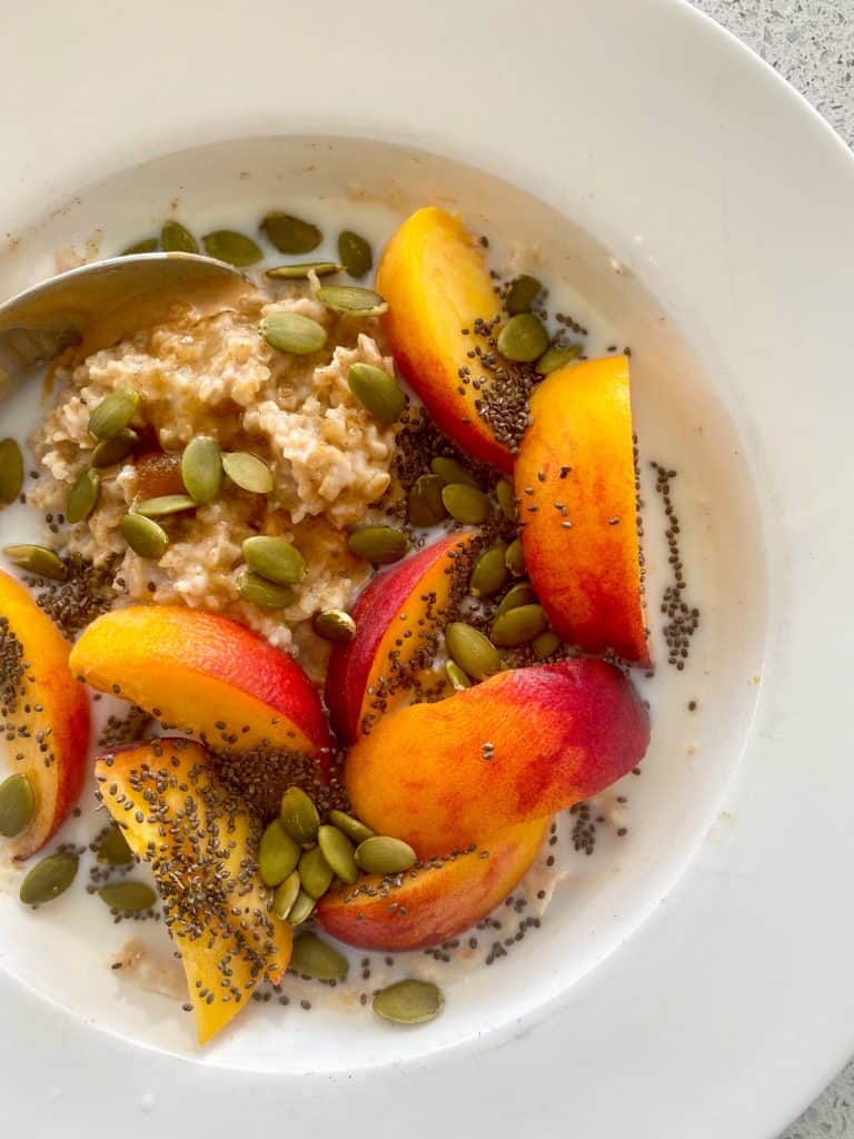 Peach Oatmeal