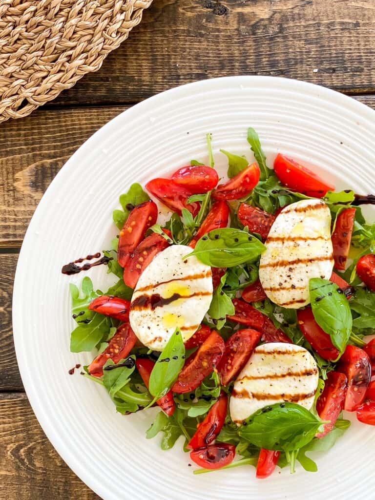 Caprese Salad with Cherry Tomatoes