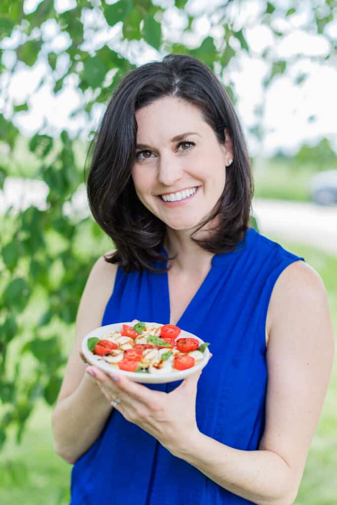 Caprese Salad with Cherry Tomatoes - Dietitian Recipe -Dietetic Directions