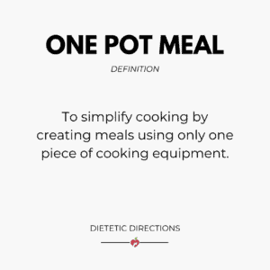 one pot meals