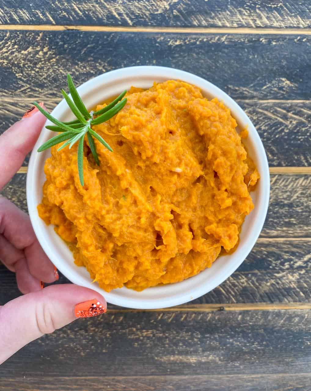 Sweet Potato Pumpkin Mash {Instant Pot} | Dietitian Recipe