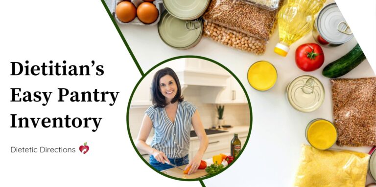 Dietitian’s Easy Pantry Inventory