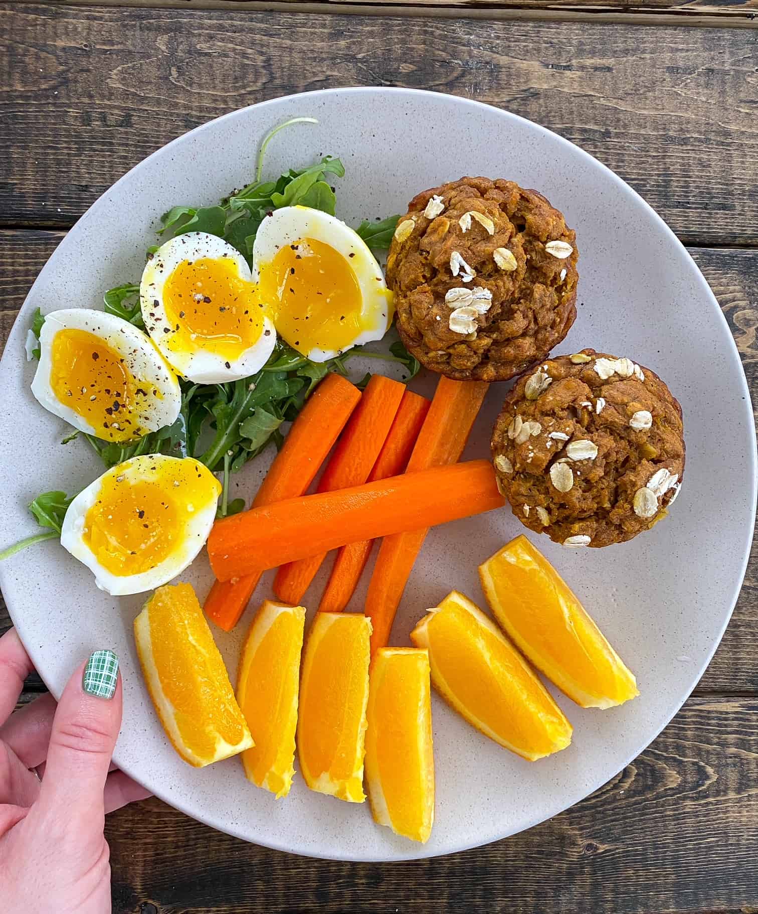 Lunch Plate With Food