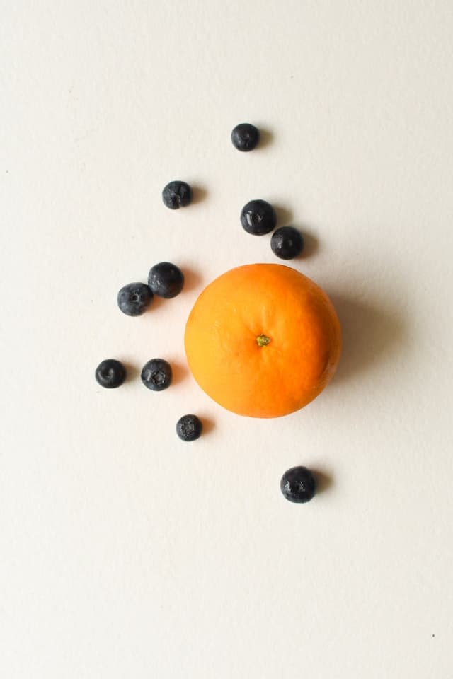 orange blueberries
