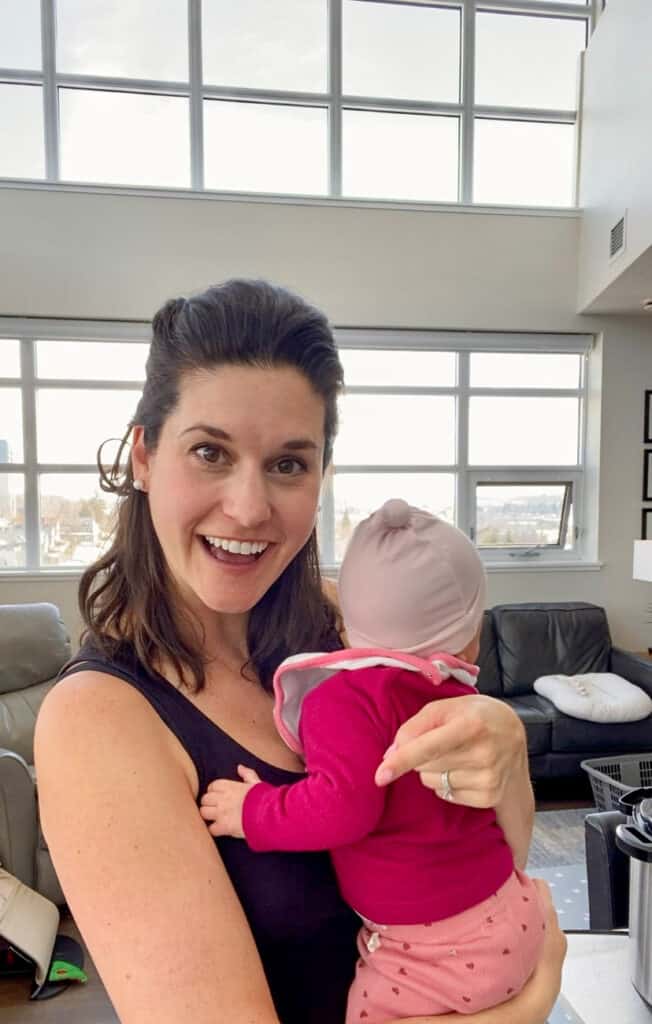 breastfeeding nutrition basics Andrea and baby