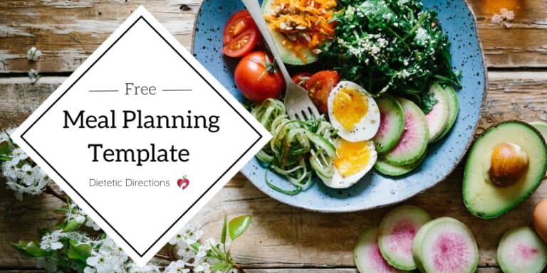 Meal Planning Template 