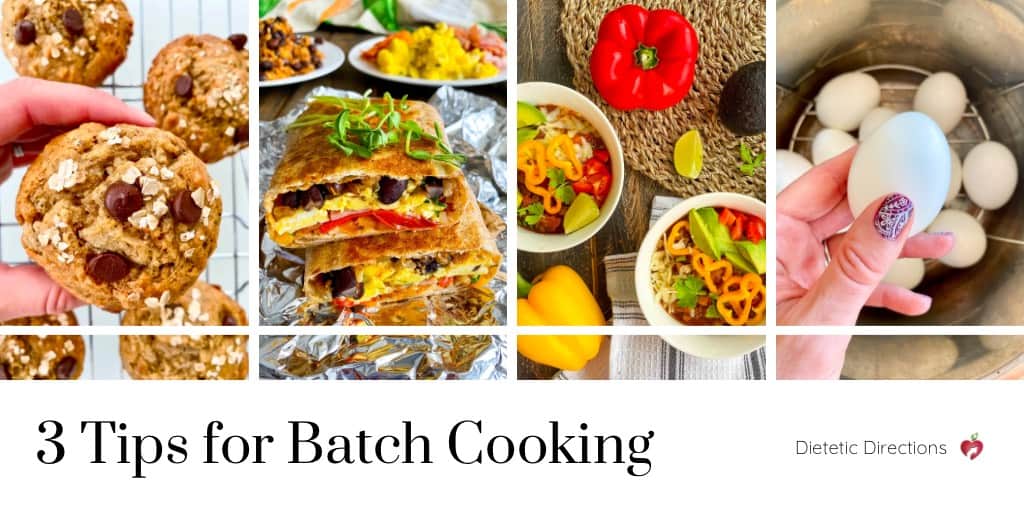 Cooking in batches