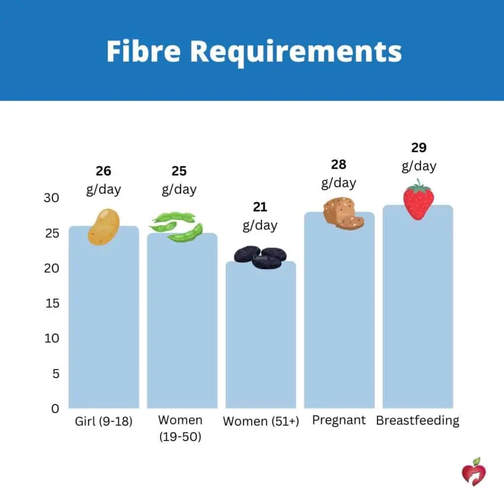 dietary fibre requirements canva 