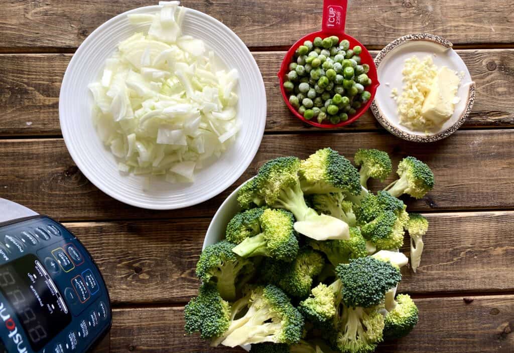 Broccoli Pea Soup ingredients