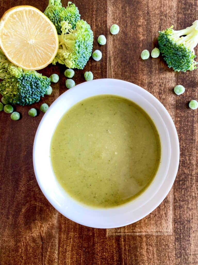 broccoli pea soup 