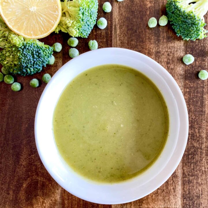 Broccoli Pea Soup 