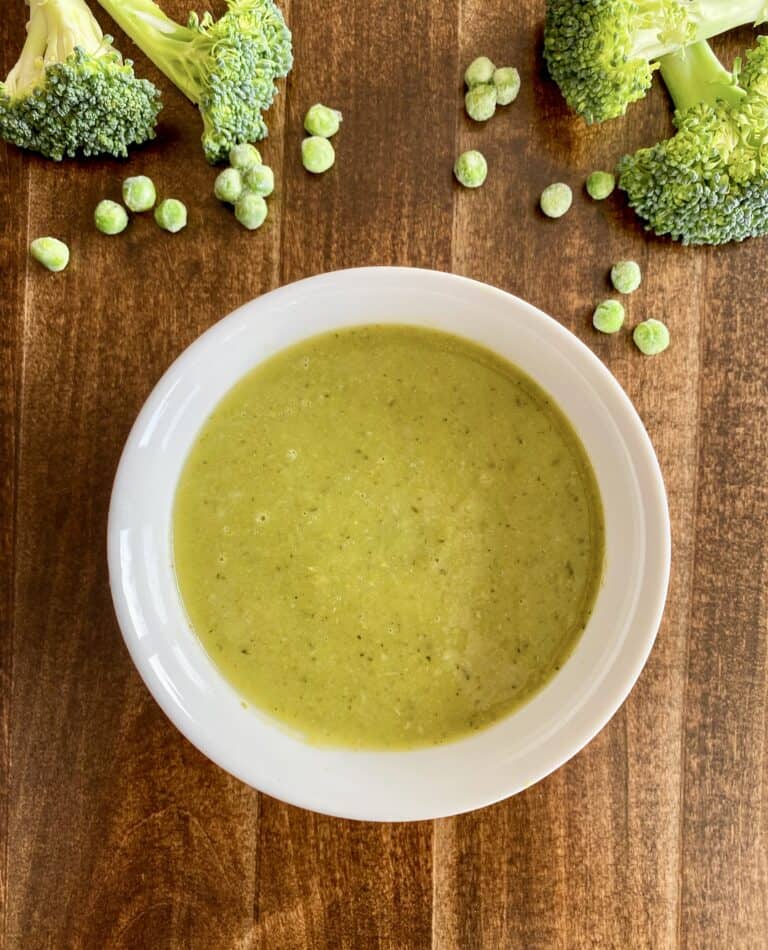 Broccoli Pea Soup 