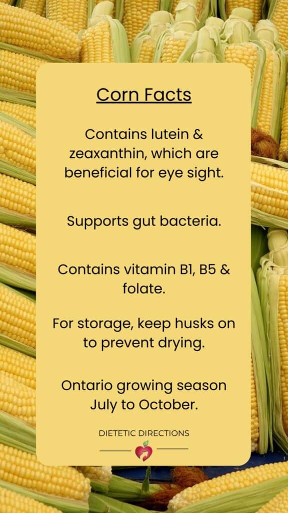 roast corn food facts