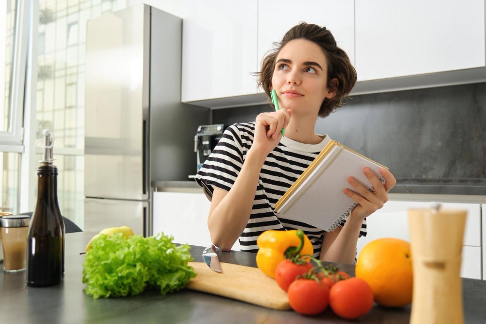 GLP-1 stimulating foods - person thinking about what to eat