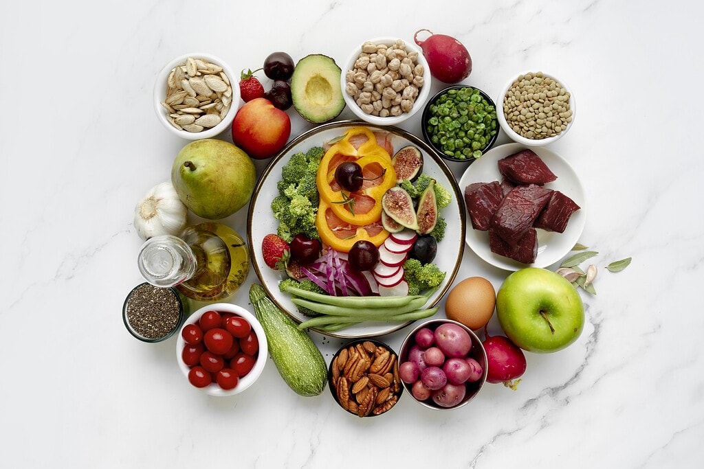 colourful produce fibre